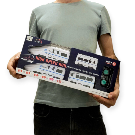 Tren Modern cu Telecomandă – Sunete, Lumină și Acumulator Inclus [4]