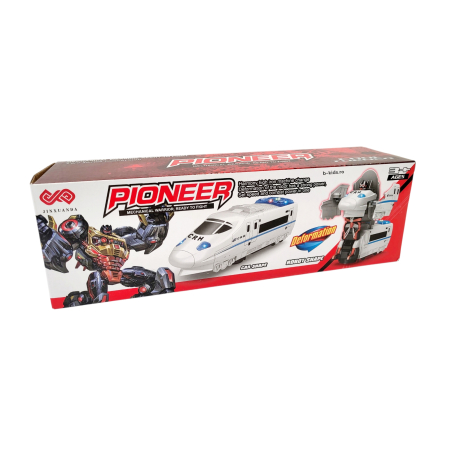 Tren Transformers in robot, cu sunete si lumini, 2 in 1 - Pioneer [4]