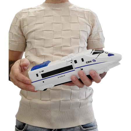 Tren Transformers in robot, cu sunete si lumini, 2 in 1 - Pioneer [5]