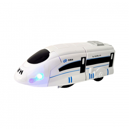 Tren Transformers in robot, cu sunete si lumini, 2 in 1 [4]