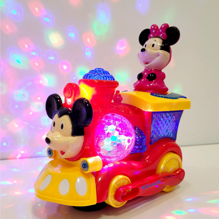 Trenulet cu sunete si lunini 3D, Mickey Mouse [1]