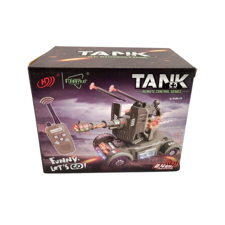 Tun-Tanc Blindat cu telecomanda si tinte tip ventuza [3]