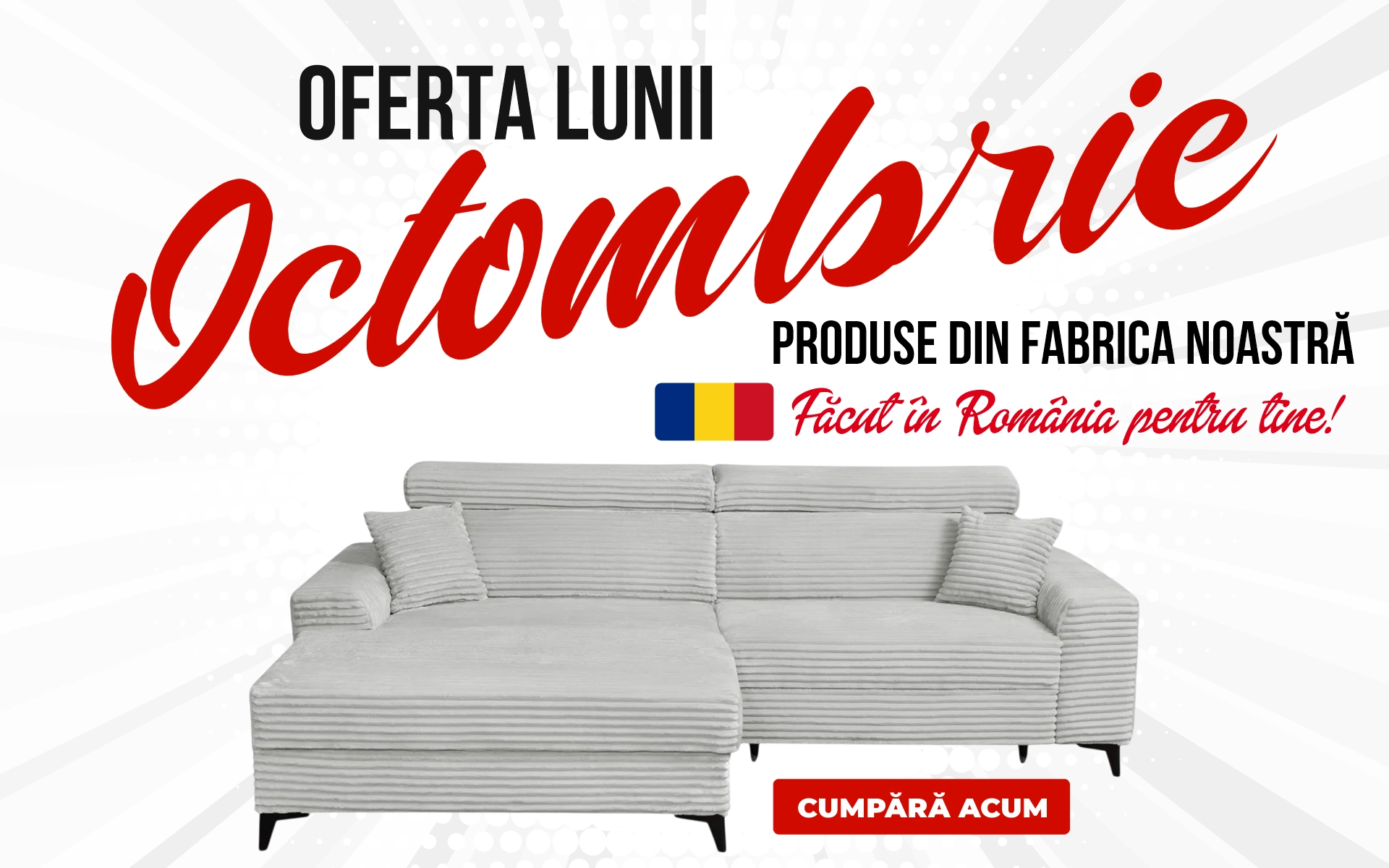 Oferta lunii Octombrie la produse din fabrica noastra