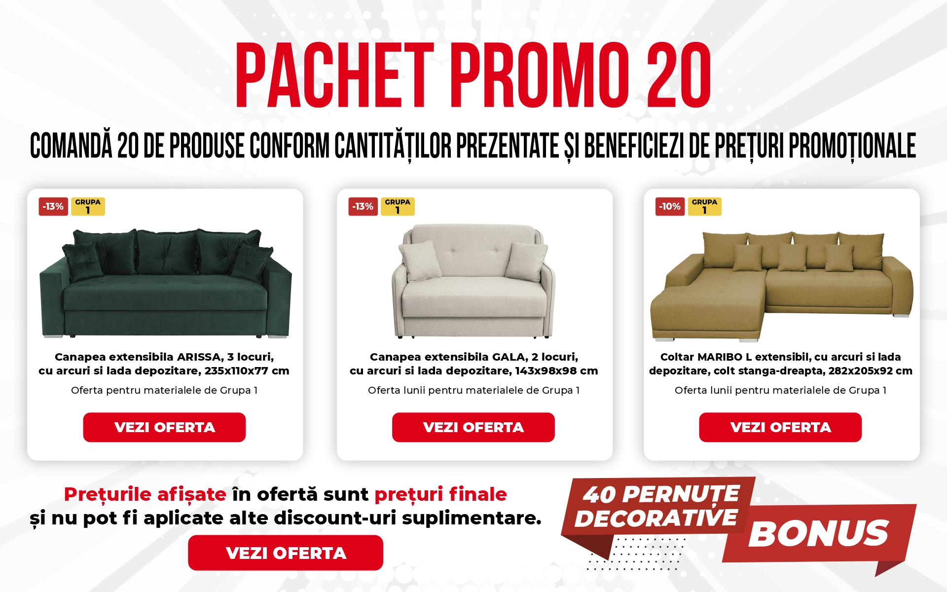 Pachet PROMO20