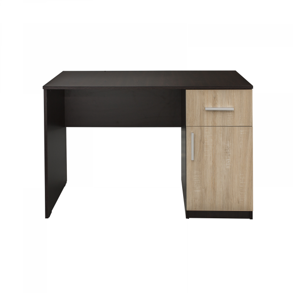 Birou 110 ALMA, cu usa si sertar, sonoma deschis, 110x50x75 cm - ExpoMob [2]