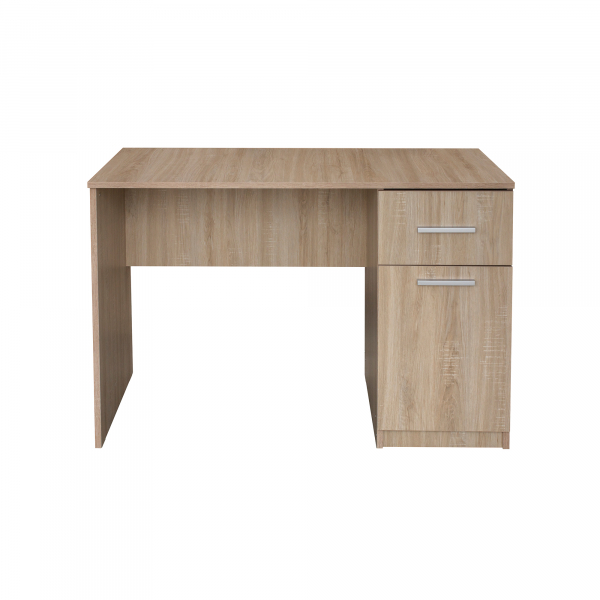 Birou 110 ALMA, cu usa si sertar, sonoma deschis, 110x50x75 cm - ExpoMob [2]