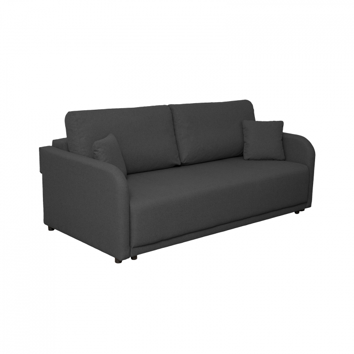 Canapea BERNA S extensibila, 3 locuri, cu arcuri si lada depozitare, 210x110x90 cm - ExpoMob [2]