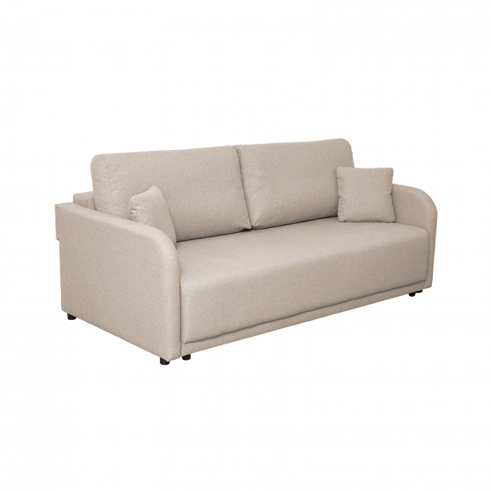 Canapea BERNA S extensibila, 3 locuri, cu arcuri si lada depozitare, 210x110x90 cm - ExpoMob [2]