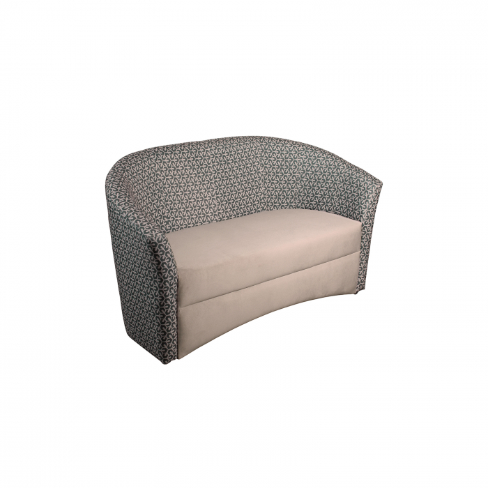 Canapea CAF PRINT fixa, 2 locuri, 140x65x78 cm - ExpoMob [2]
