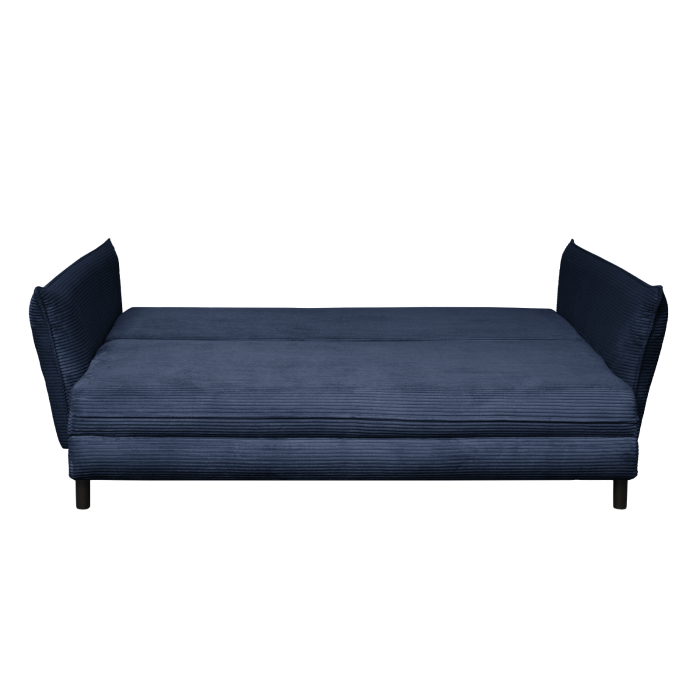 Canapea CAMILLE extensibila, 3 locuri, cu arcuri si lada depozitare, albastru, 238x115x95 cm [3]