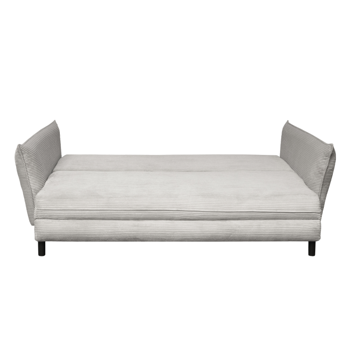 Canapea CAMILLE extensibila, 3 locuri, cu arcuri si lada depozitare, bej deschis, 238x115x95 cm [3]