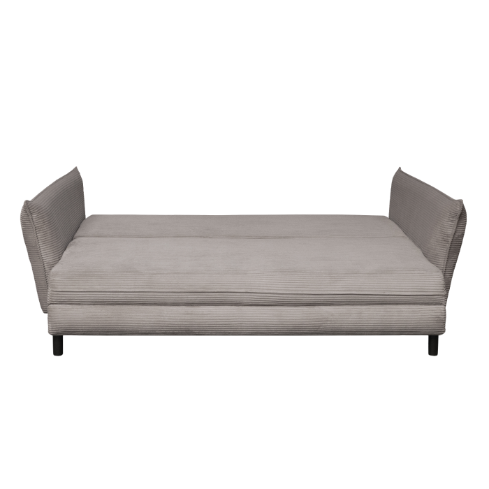 Canapea CAMILLE extensibila, 3 locuri, cu arcuri si lada depozitare, bej inchis, 238x115x95 cm [3]