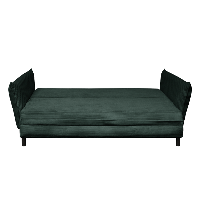 Canapea CAMILLE extensibila, 3 locuri, cu arcuri si lada depozitare, verde smarald, 238x115x95 cm [3]