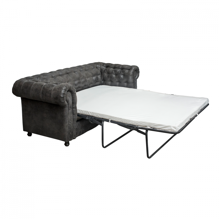 Canapea CHESTERFIELD extensibila, 3 locuri, cu arcuri si lada depozitare, 205x90x80 cm - ExpoMob [4]