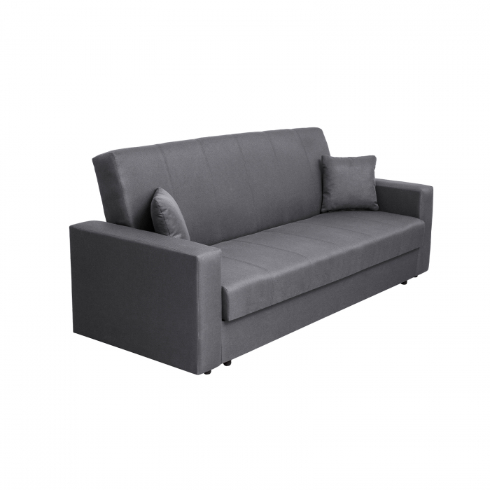 Canapea CORINNE II extensibila, 3 locuri, cu lada depozitare, 220x90x96 cm - ExpoMob [2]