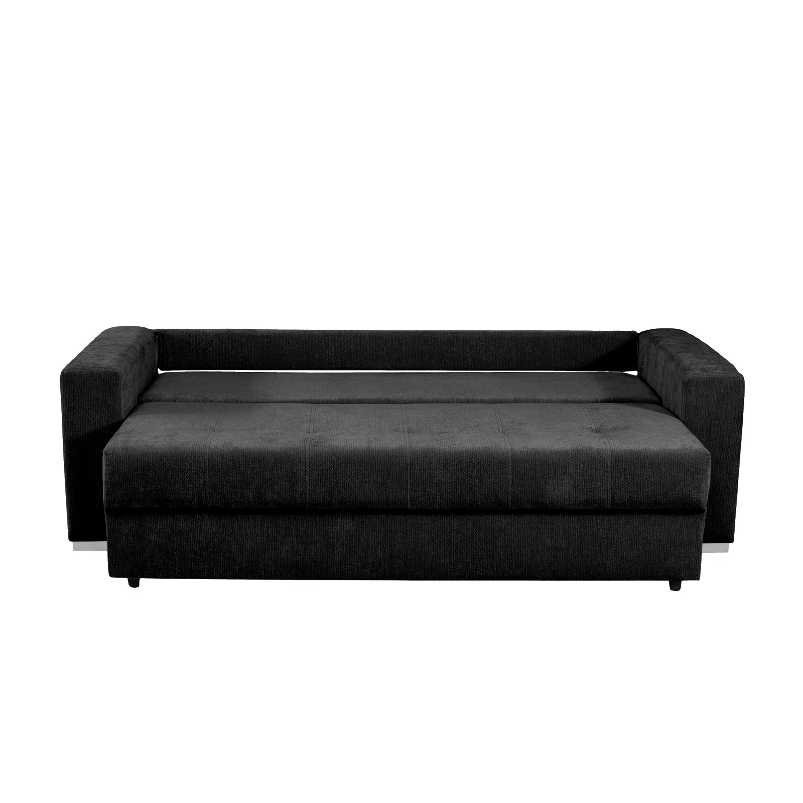 Canapea extensibila ARI235, 3 locuri, cu arcuri, antracit, 235x110x77 cm [3]