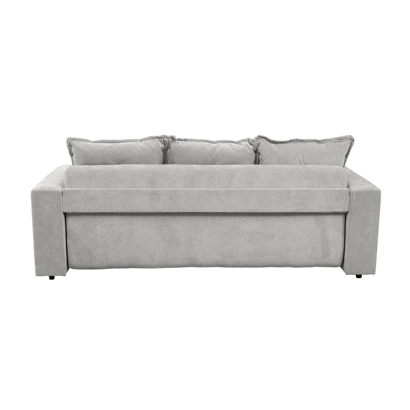 Canapea extensibila ARI235, 3 locuri, cu arcuri, gri deschis, 235x110x77 cm [6]