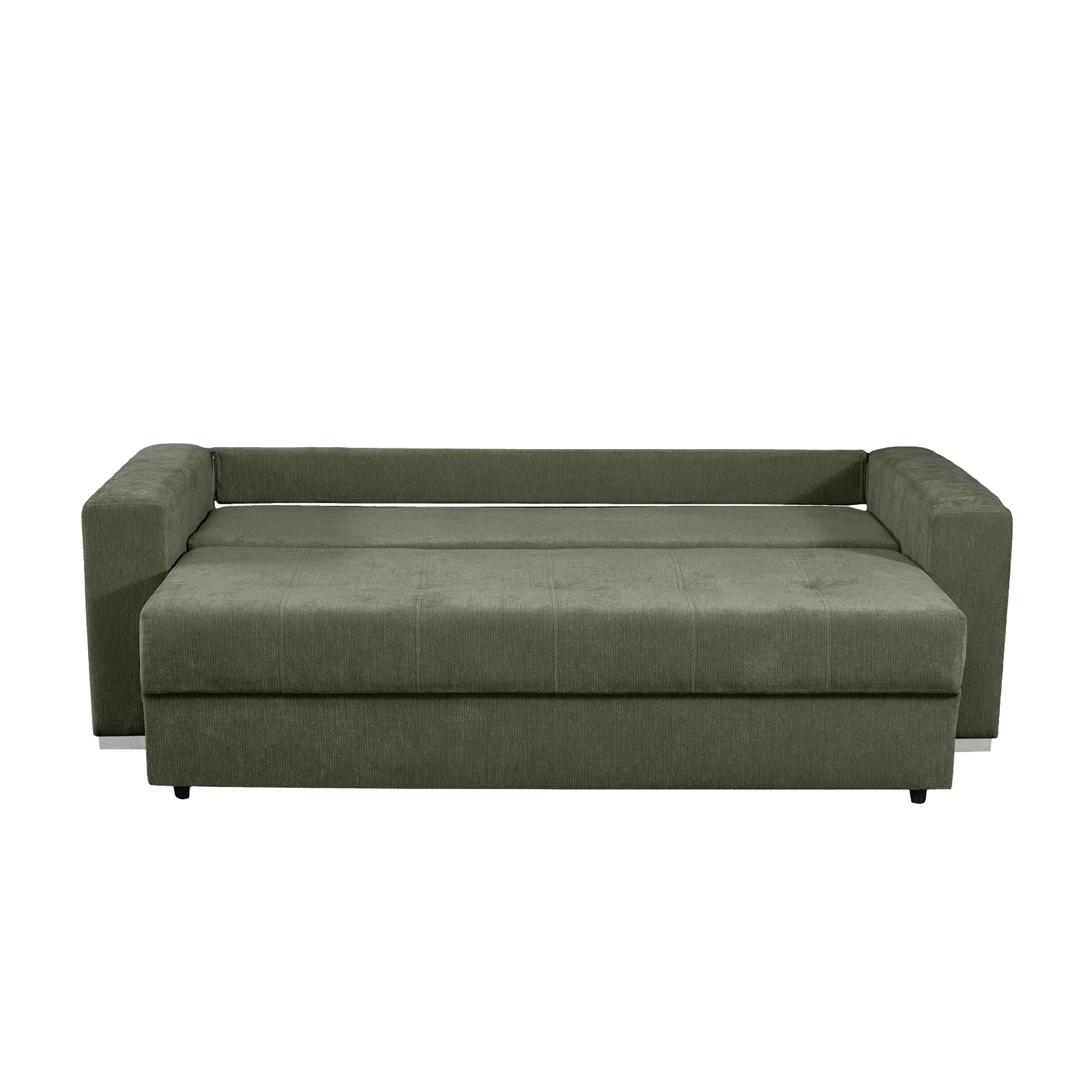 Canapea extensibila ARI235, 3 locuri, cu arcuri, kaki, 235x110x77 cm [3]
