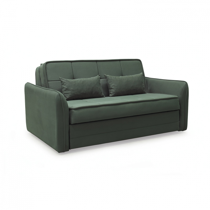 Canapea extensibila DREW, 3 locuri, cu arcuri si lada pentru depozitare, 175x110x88 cm - ExpoMob [8]