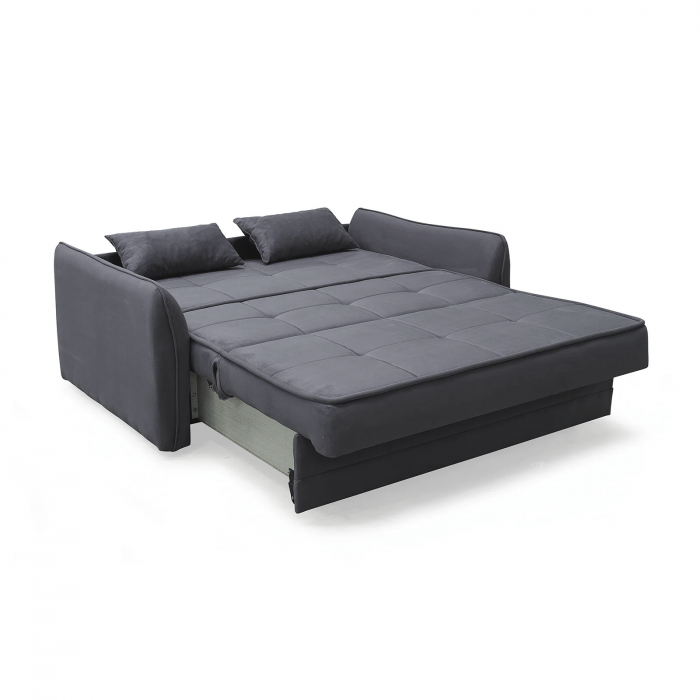 Canapea extensibila DREW, 3 locuri, cu arcuri si lada pentru depozitare, 175x110x88 cm - ExpoMob [4]