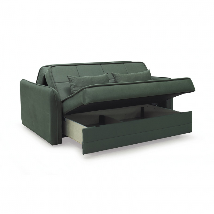 Canapea extensibila DREW, 3 locuri, cu arcuri si lada pentru depozitare, 175x110x88 cm - ExpoMob [7]