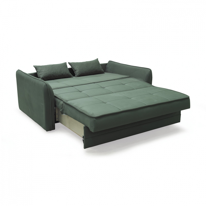 Canapea extensibila DREW, 3 locuri, cu arcuri si lada pentru depozitare, 175x110x88 cm - ExpoMob [10]