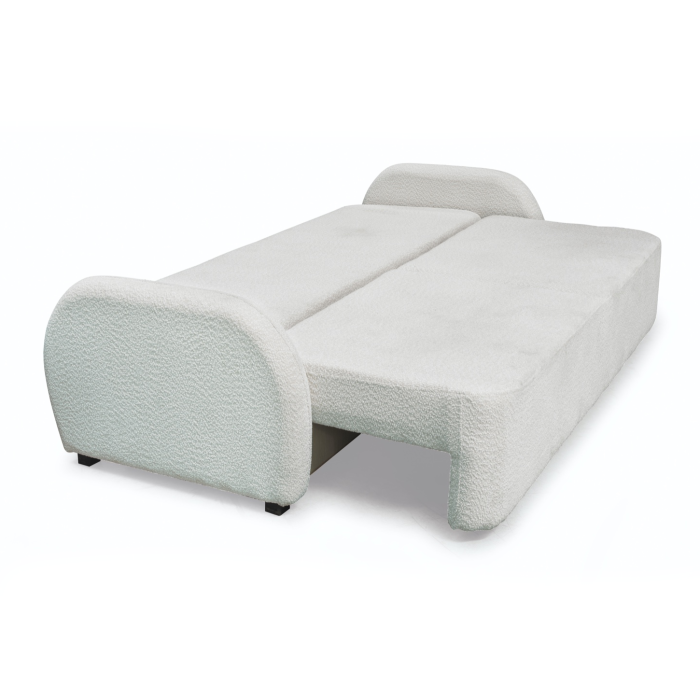 Canapea extensibila NOVA, 3 locuri, cu arcuri si lada depozitare, crem, 226x103x90 cm [3]