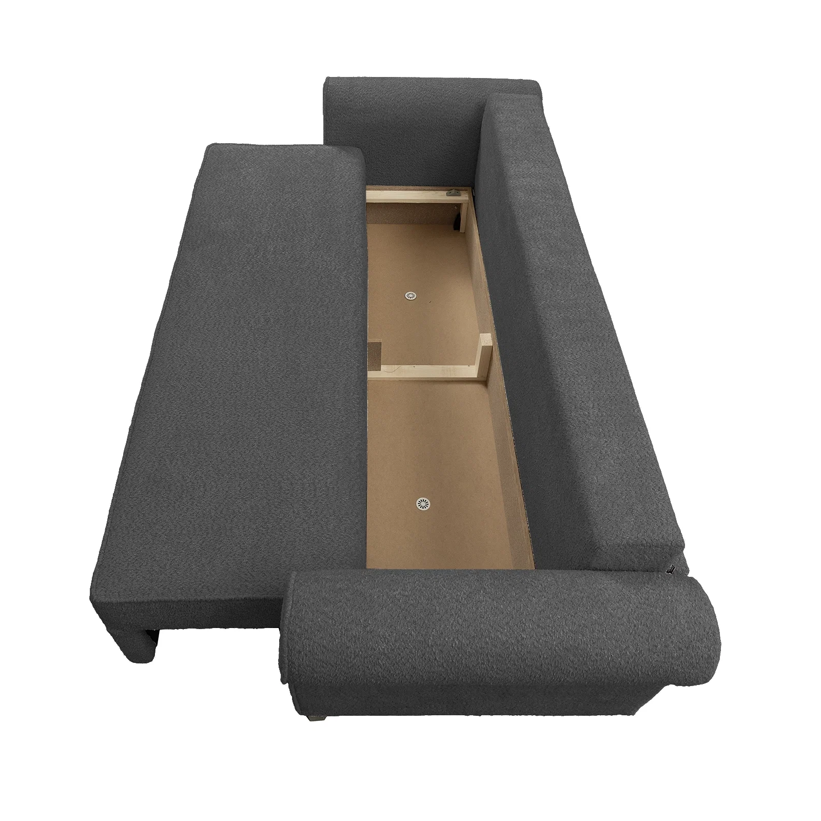 Canapea extensibila SAR235N, 3 locuri, cu lada depozitare, 235x90x75 cm [4]