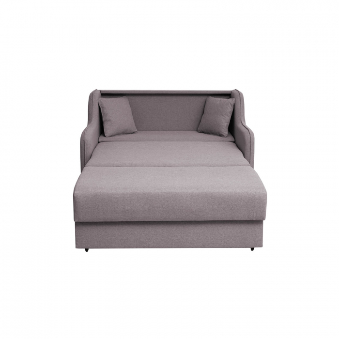 Canapea GALA extensibila, 2 locuri, cu arcuri si lada depozitare, 143x98x98 cm - ExpoMob [2]