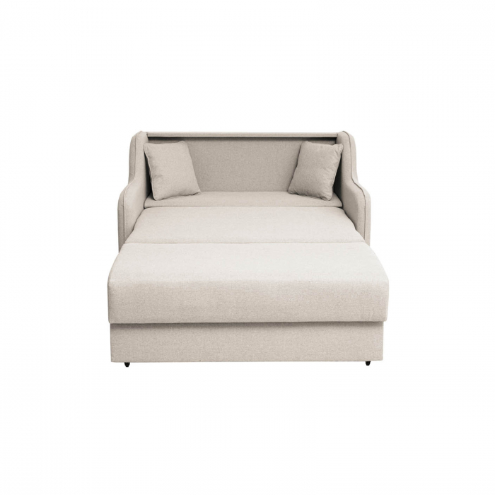 Canapea GALA extensibila, 2 locuri, cu arcuri si lada depozitare, 143x98x98 cm - ExpoMob [2]