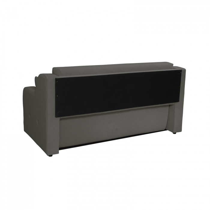 Canapea GINA XL II extensibila, 3 locuri, cu arcuri si lada depozitare, gri inchis, 190x100x95 cm [4]