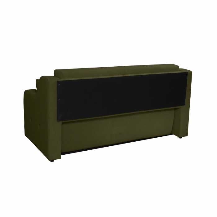 Canapea GINA XL II extensibila, 3 locuri, cu arcuri si lada depozitare, verde inchis, 190x100x95 cm [4]