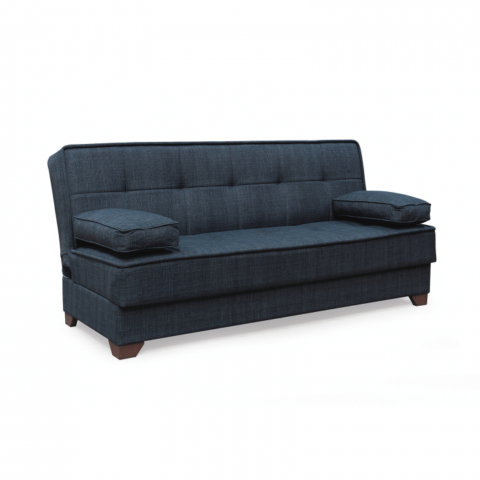 Canapea LEON II extensibila, 3 locuri, cu arcuri si lada depozitare, 190x82x88 cm - ExpoMob [2]