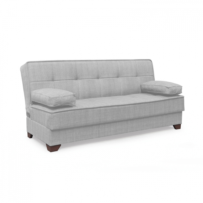 Canapea LEON II extensibila, 3 locuri, cu arcuri si lada depozitare, 190x82x88 cm - ExpoMob [2]