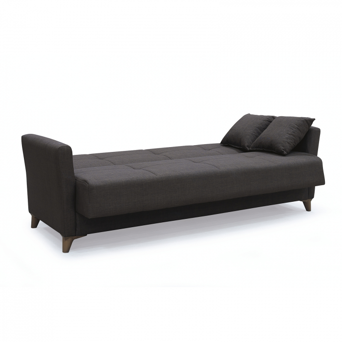 Canapea LOREN extensibila, 3 locuri, cu arcuri si lada depozitare, 203x85x85 cm - ExpoMob [3]