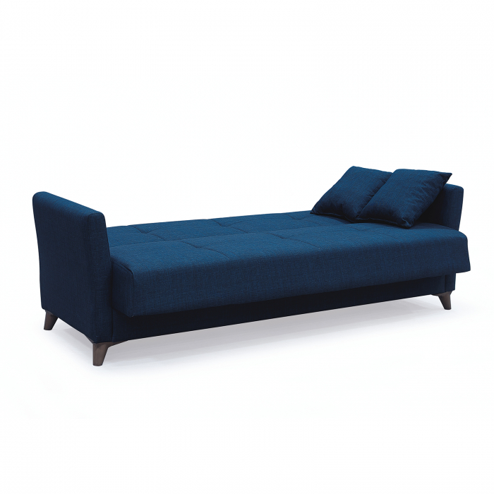 Canapea LOREN extensibila, 3 locuri, cu arcuri si lada depozitare, 203x85x85 cm - ExpoMob [3]