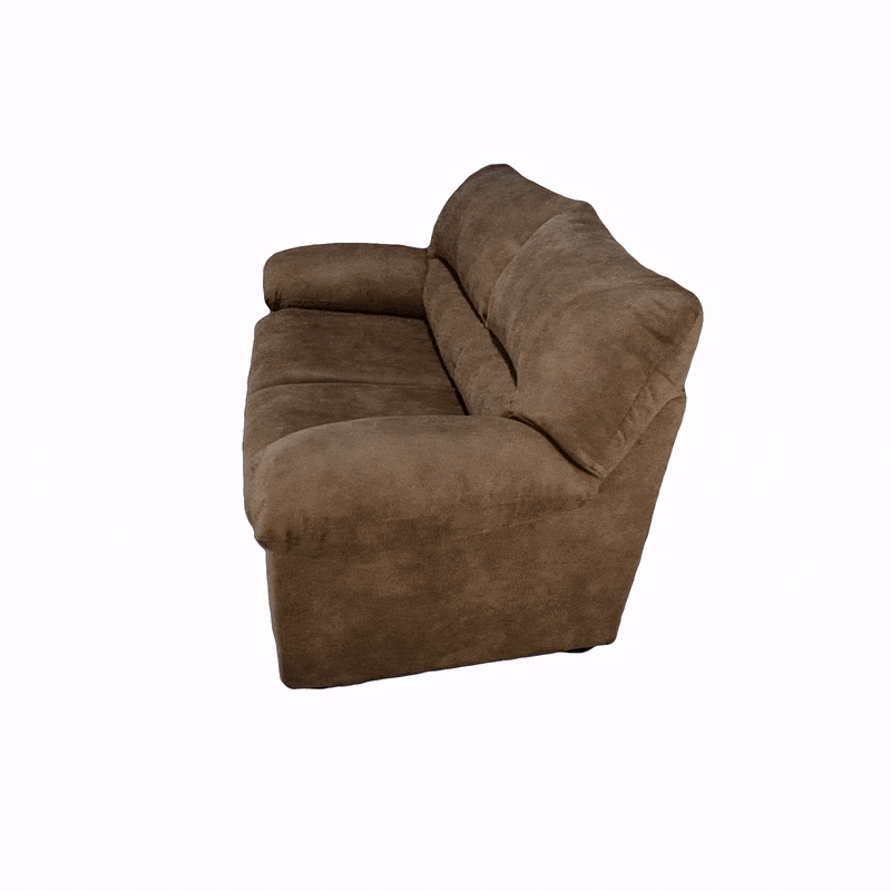 Canapea LUXOR 2L fixa, 2 locuri, maro, 171x95x95 cm - ExpoMob [3]