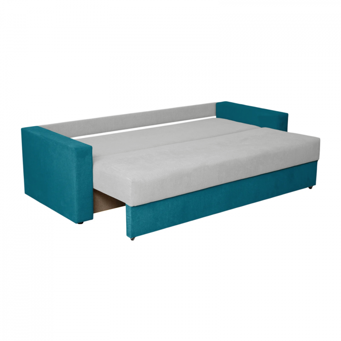 Canapea NICO 2 3L extensibila, 3 locuri, cu arcuri si lada depozitare, 220x90x75 cm - ExpoMob [2]