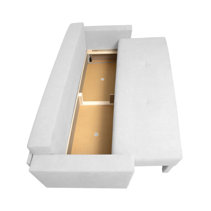 Canapea NICO 2 3L extensibila, 3 locuri, cu arcuri si lada depozitare, 220x90x75 cm - ExpoMob [3]