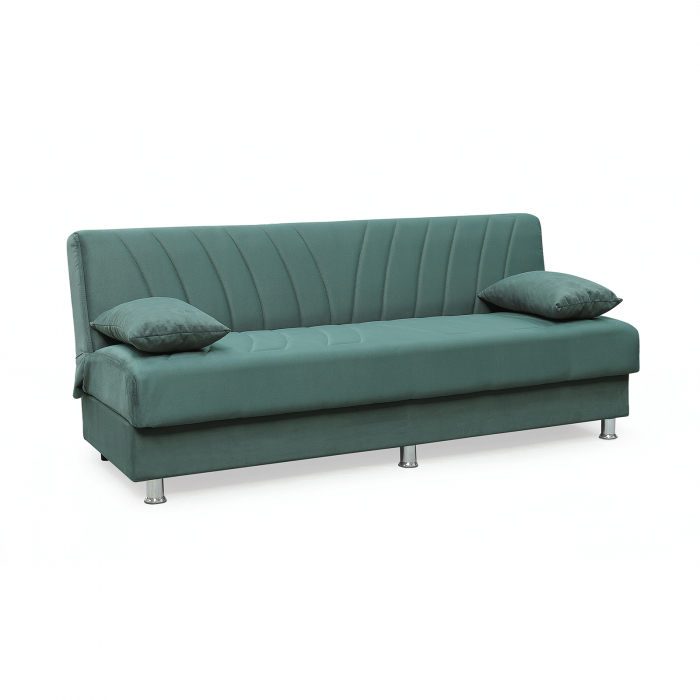 Canapea VALERIA extensibila, 3 locuri, cu arcuri si lada depozitare,190x82x83 cm - ExpoMob [2]