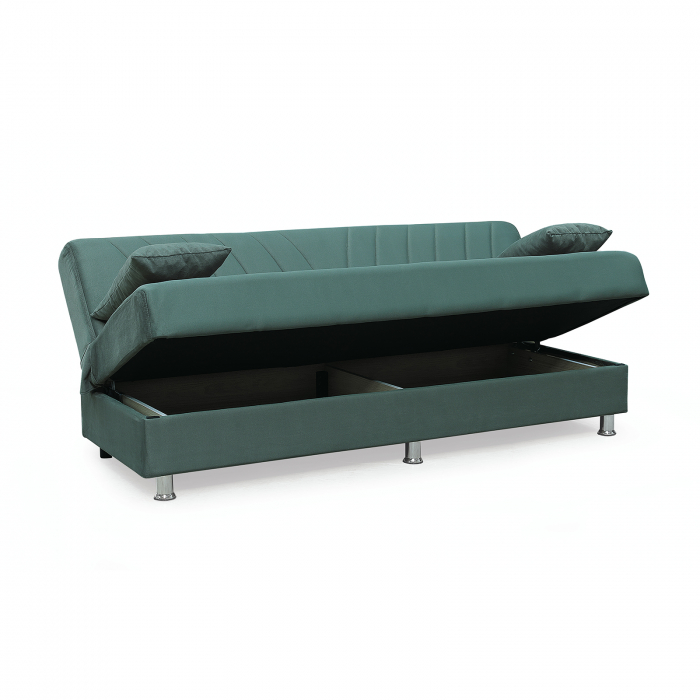 Canapea VALERIA extensibila, 3 locuri, cu arcuri si lada depozitare,190x82x83 cm - ExpoMob [3]