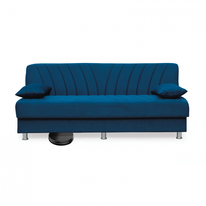 Canapea VALERIA extensibila, 3 locuri, cu arcuri si lada depozitare,190x82x83 cm - ExpoMob [5]