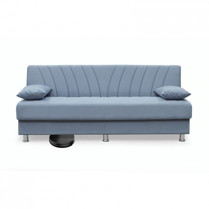 Canapea VALERIA extensibila, 3 locuri, cu arcuri si lada depozitare,190x82x83 cm - ExpoMob [5]