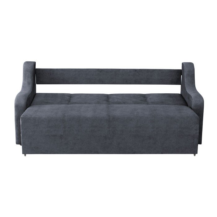 Canapea VALY II extensibila, 3 locuri, cu lada depozitare, albastru petrol, 215x90x95 cm [2]