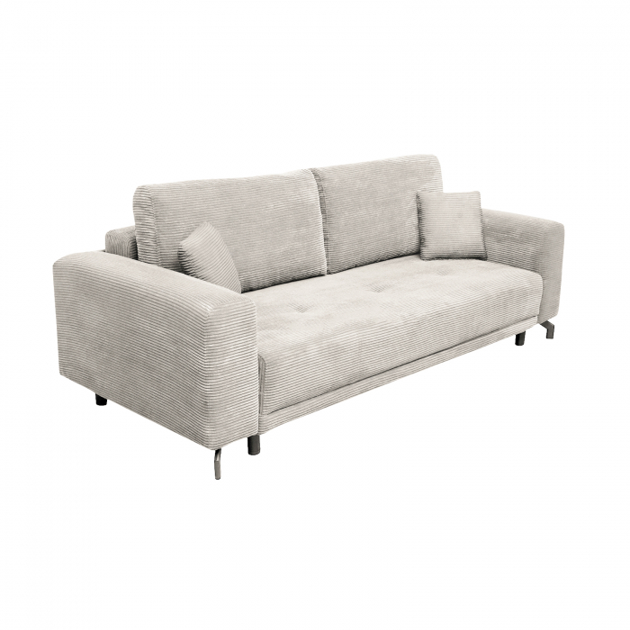 Canapea VEGA extensibila, 3 locuri, cu arcuri si lada depozitare, 237x110x73 cm - ExpoMob [2]