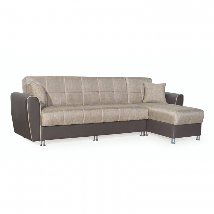 Coltar ANGELA extensibil, cu lada depozitare, colt interschimbabil, 283x165x83 cm [2]