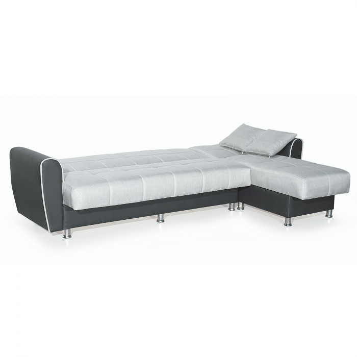 Coltar ANGELA extensibil, cu lada depozitare, colt interschimbabil, 283x165x83 cm [4]