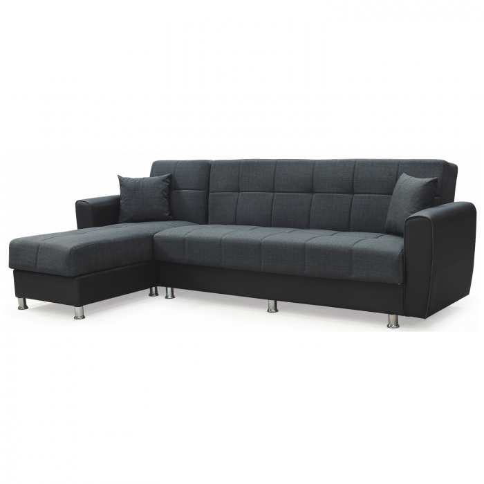 Coltar ANGELA extensibil, cu lada depozitare, colt interschimbabil, 283x165x83 cm [2]