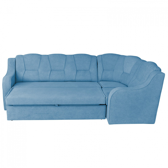 Coltar C3M extensibil, cu lada depozitare, colt interschimbabil, albastru deschis, 270x165x100 cm [4]