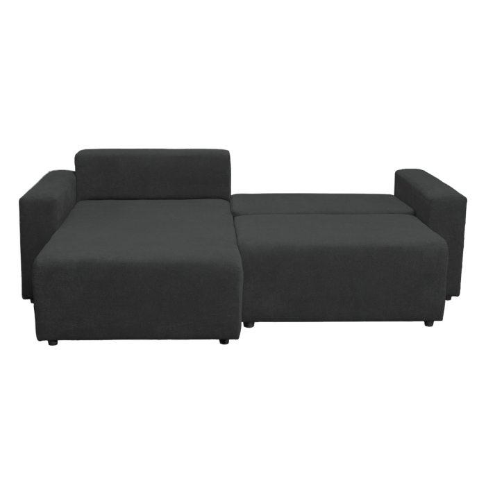 Coltar extensibil DALLAS ONE, cu lada depozitare, colt interschimbabil, antracit, 258x173x90 cm [3]